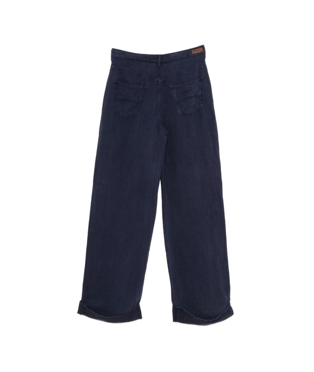 EMPORIO ARMANI Синие прямые джинсы, фото 2