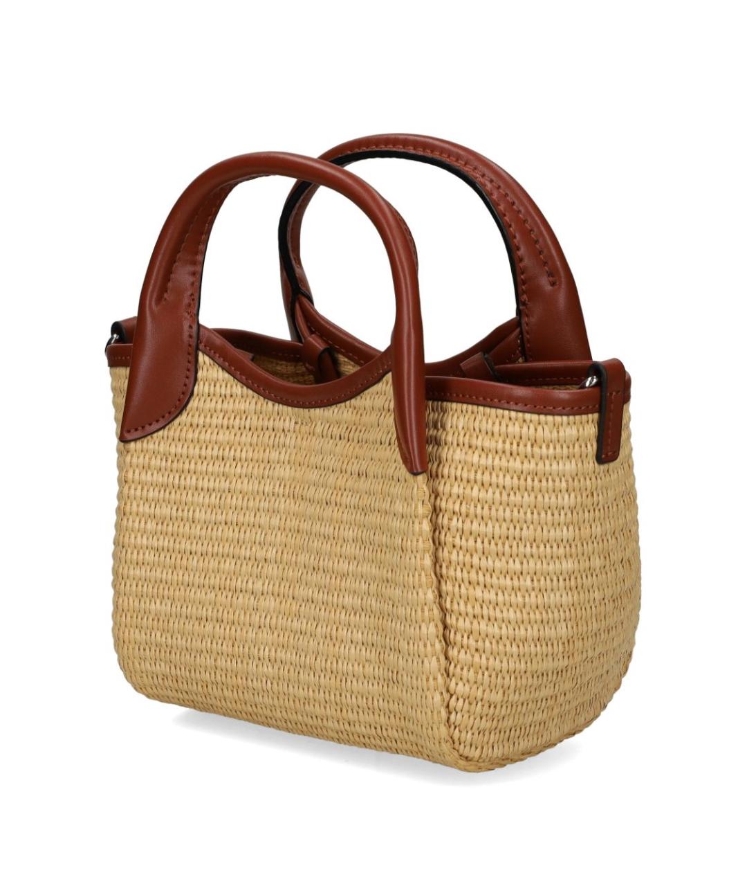 EMPORIO ARMANI Коричневая сумка тоут, фото 2