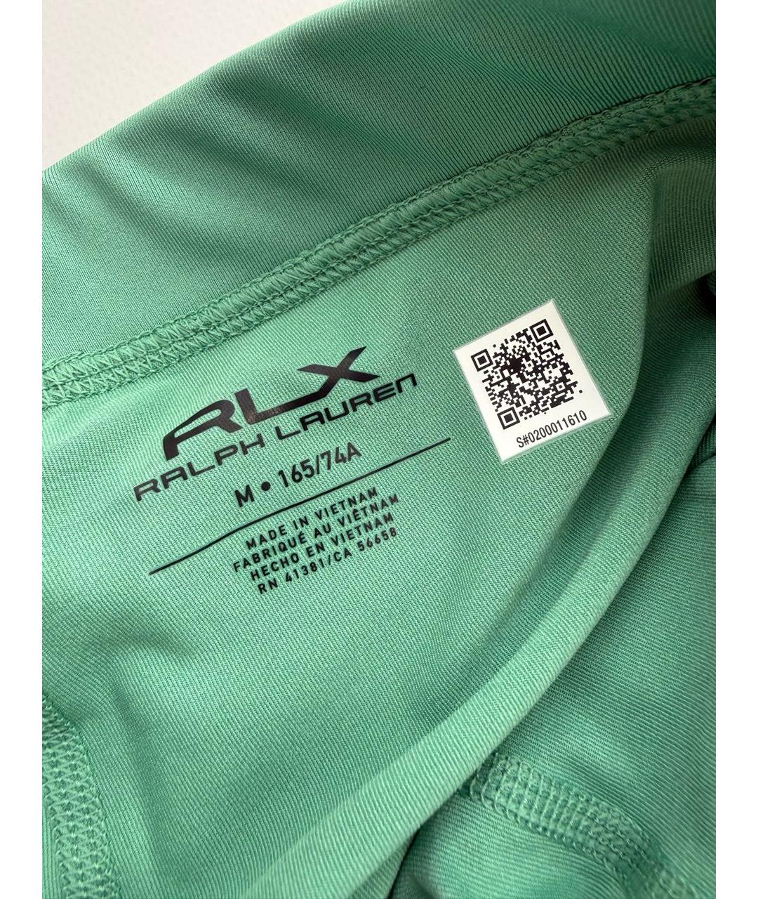 RALPH LAUREN Зеленая юбка мини, фото 3