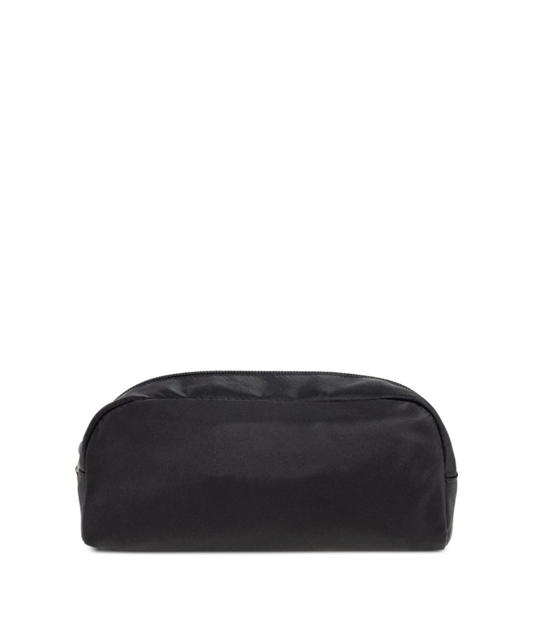 EMPORIO ARMANI Черная тканевая косметичка, фото 3