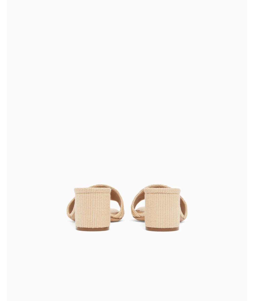 EMPORIO ARMANI Бежевые сандалии, фото 5