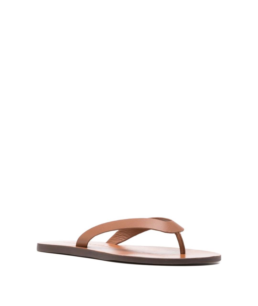 MANEBI Коричневые шлепанцы, фото 3