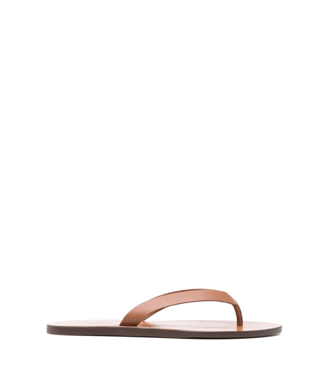 MANEBI Коричневые шлепанцы, фото 1