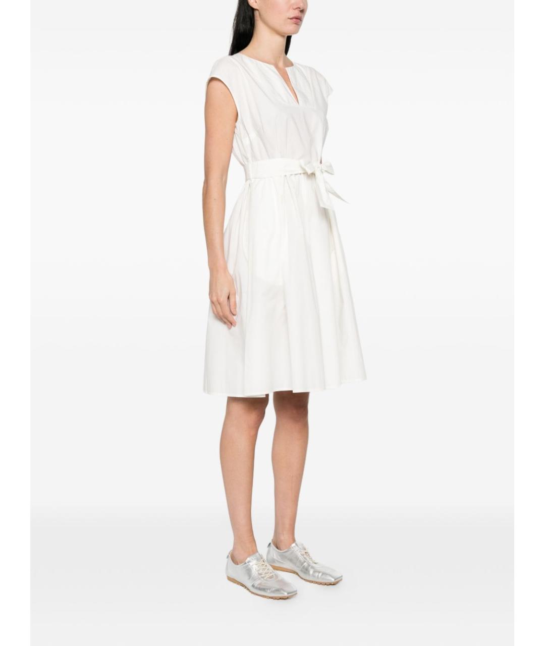 WOOLRICH Белое хлопковое повседневное платье, фото 3