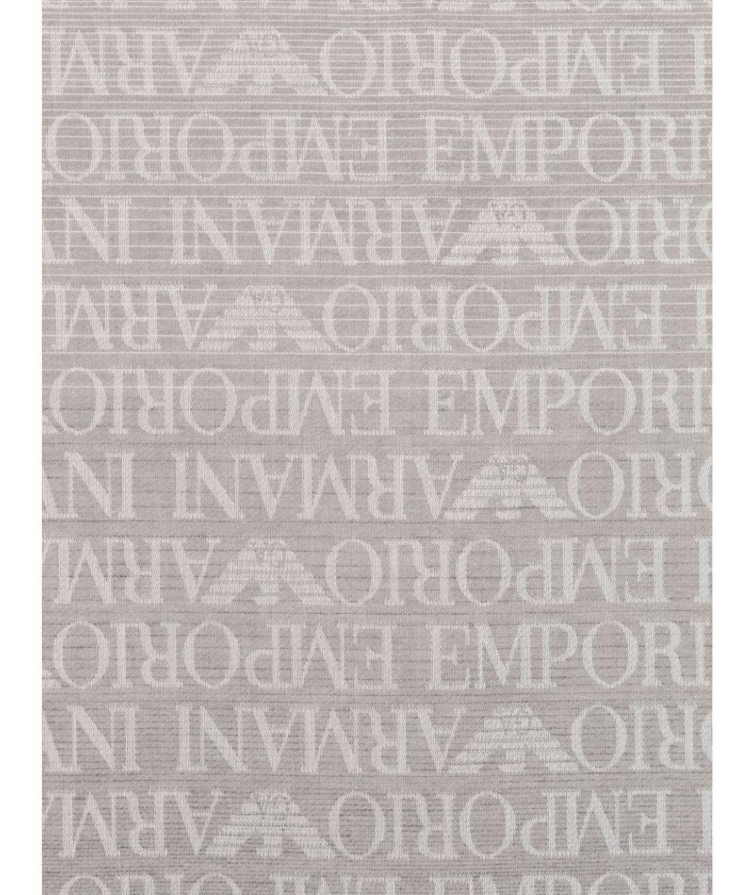 EMPORIO ARMANI Серый шарф, фото 2