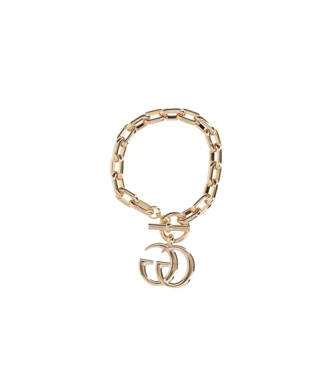 GUCCI Золотой латунный браслет, фото 2