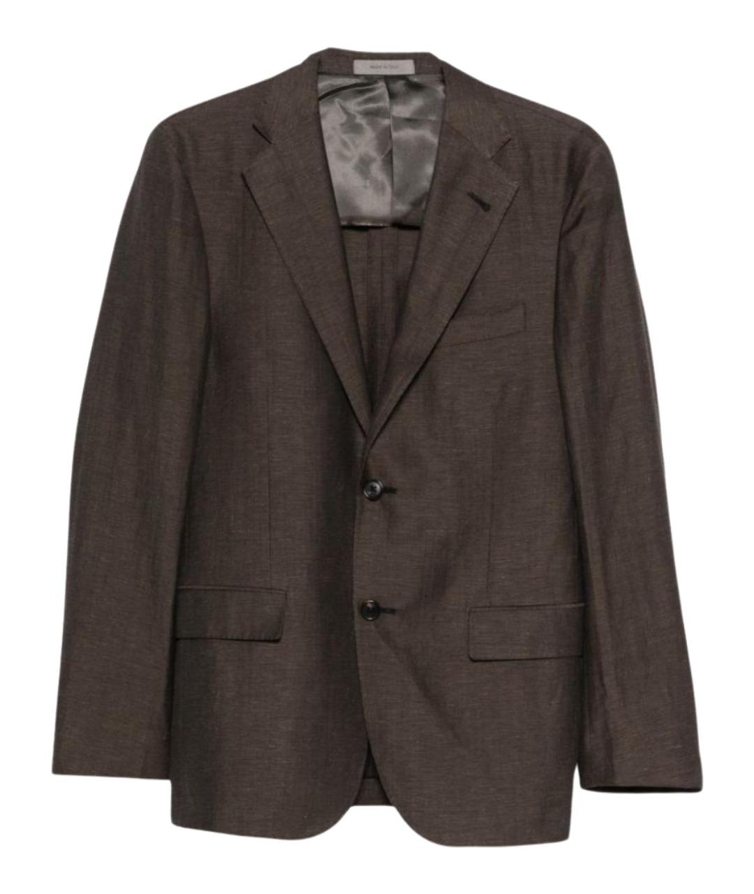 CORNELIANI Коричневый классический костюм, фото 4