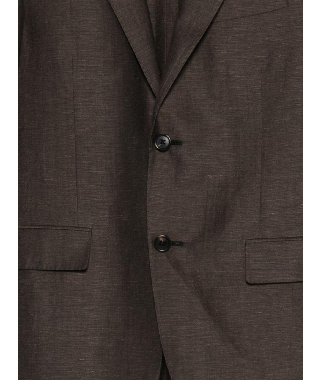 CORNELIANI Коричневый классический костюм, фото 3
