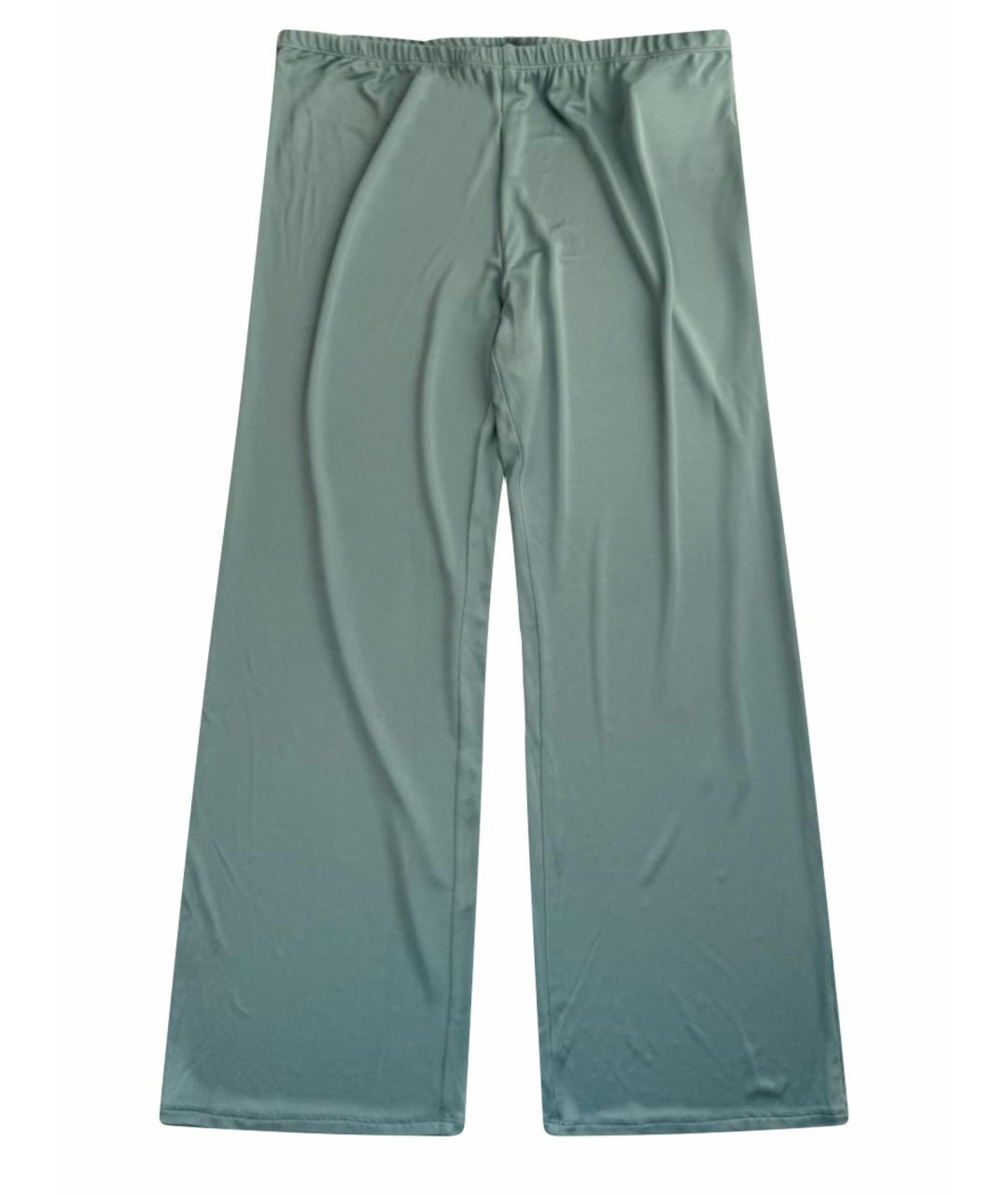 CALVIN KLEIN Голубые вискозные брюки широкие, фото 1