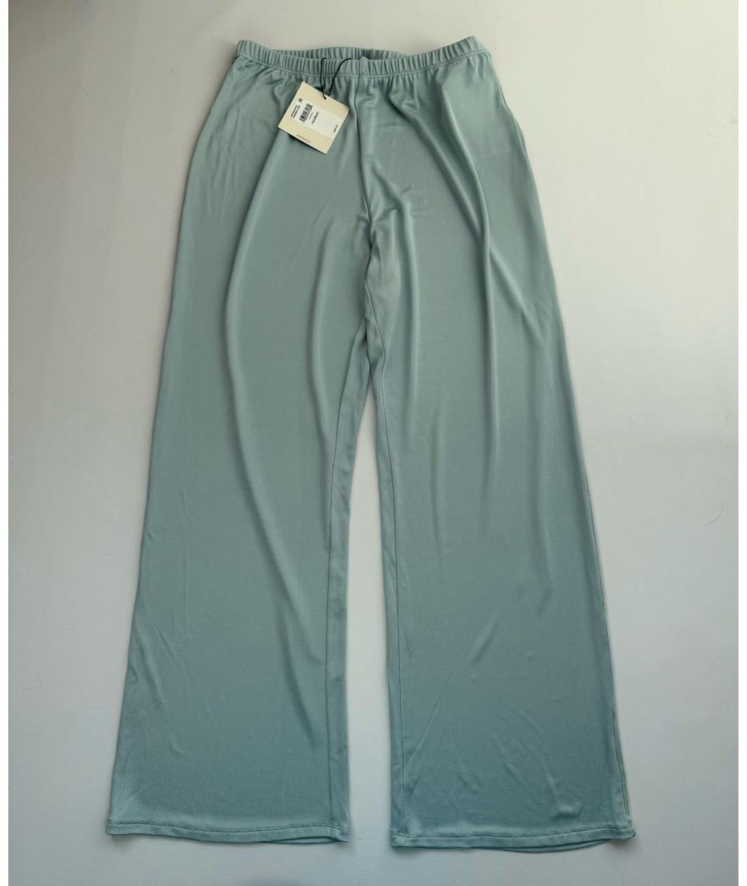 CALVIN KLEIN Голубые вискозные брюки широкие, фото 5