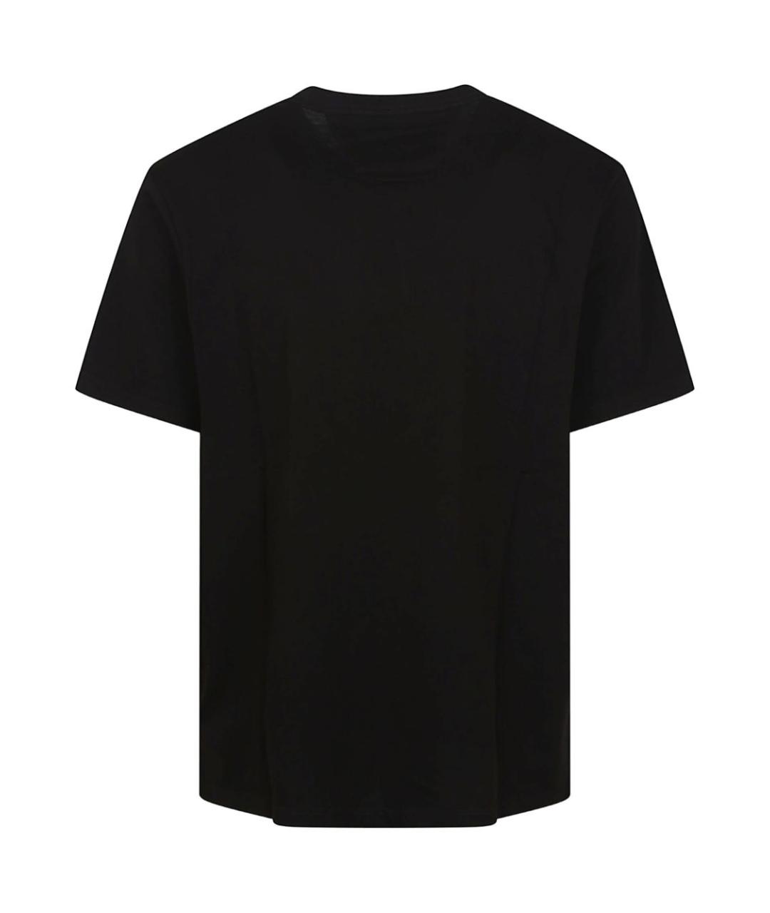 CP COMPANY Черная хлопковая футболка, фото 2