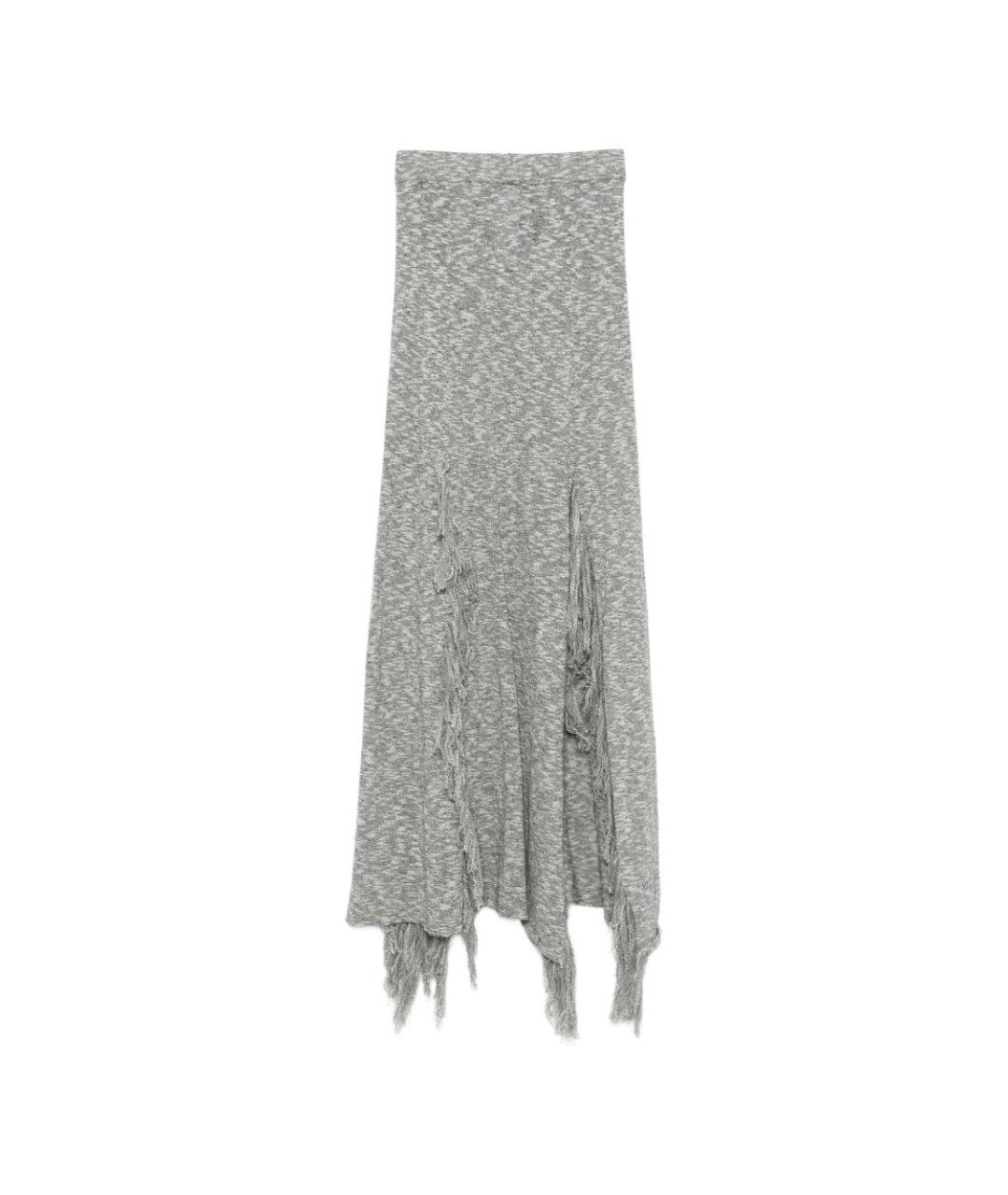 MRZ Серая хлопковая юбка миди, фото 3