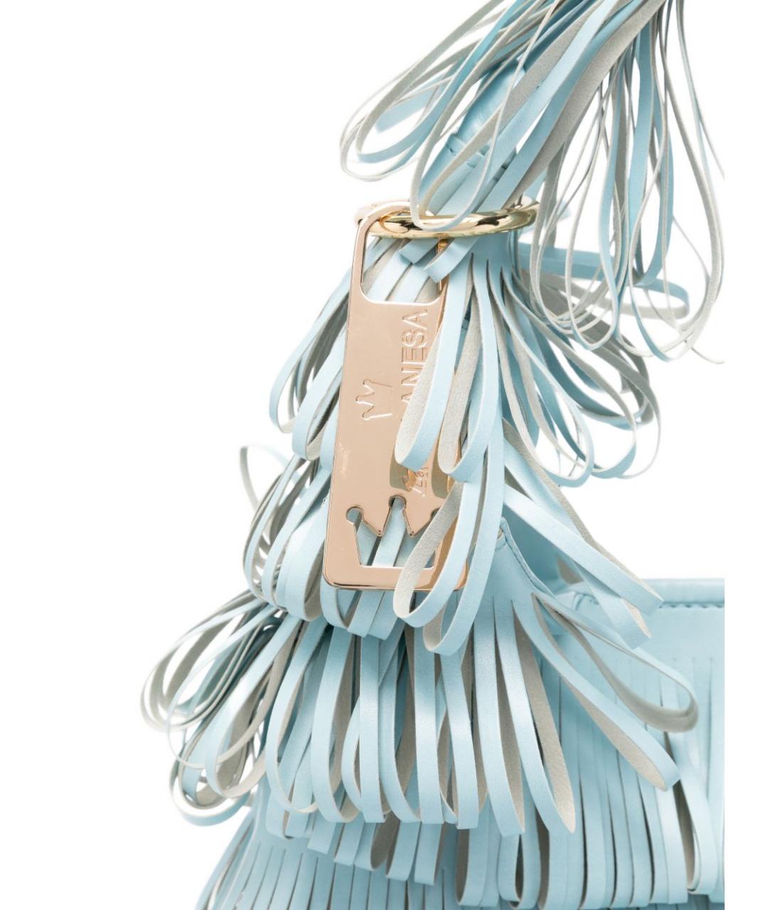 LA MILANESA Голубая сумка через плечо, фото 3