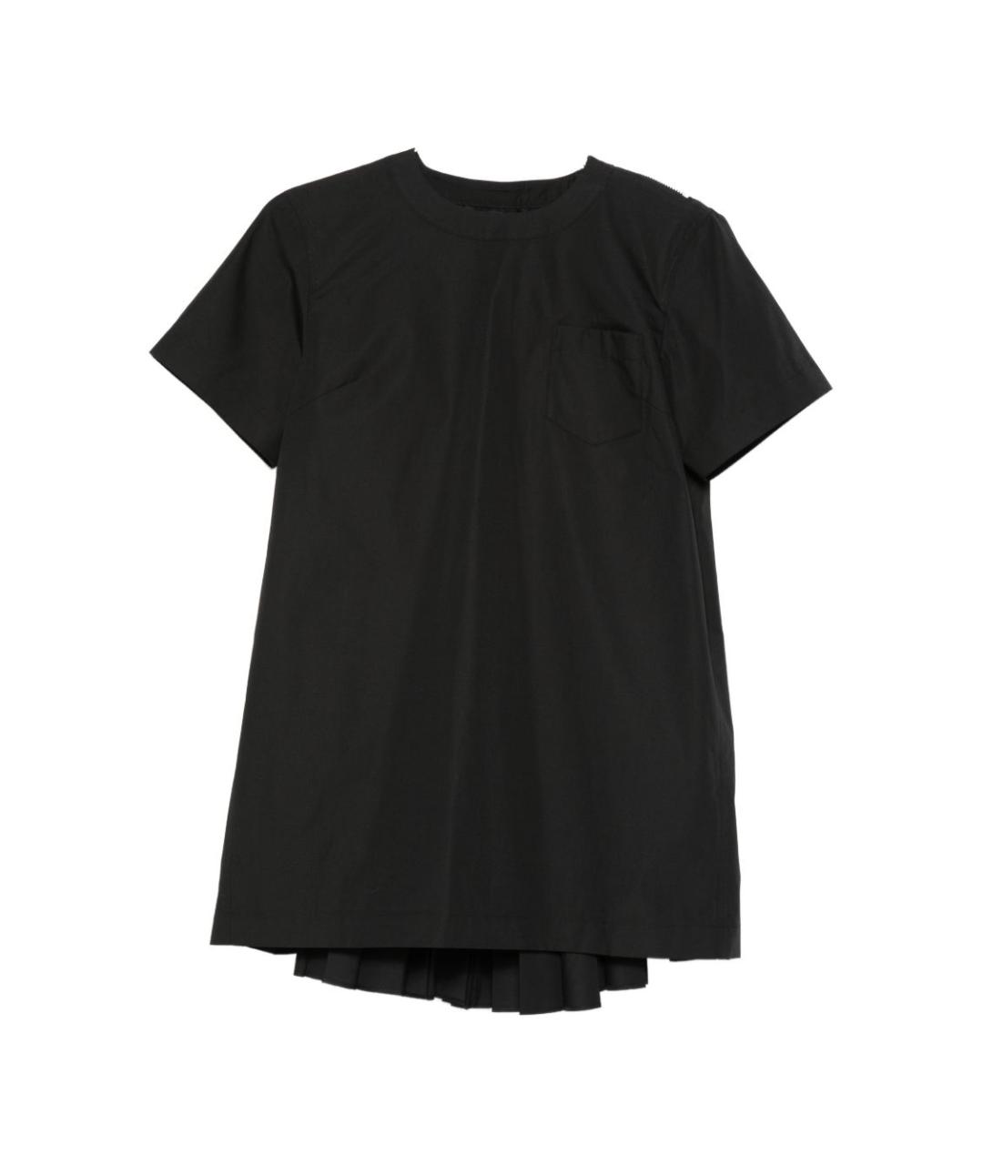 SACAI Черное повседневное платье, фото 1