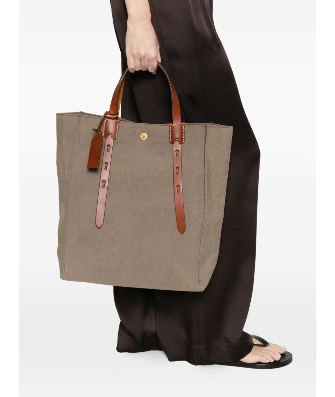 ROBERTA PIERI Серая сумка тоут, фото 5