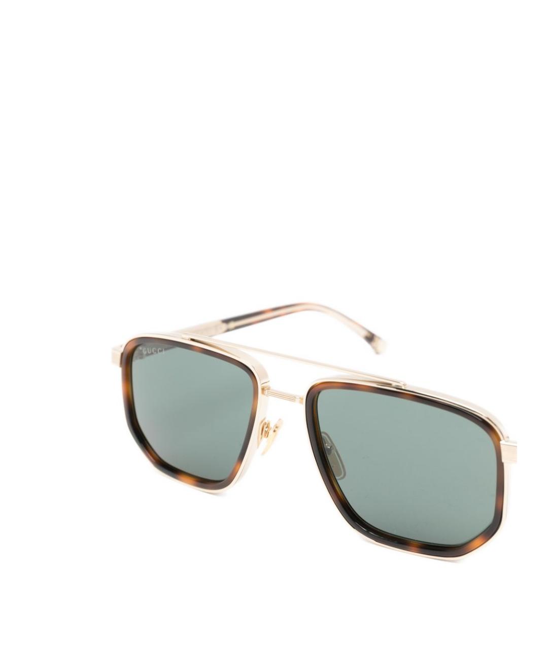 GUCCI Мульти металлические солнцезащитные очки, фото 3