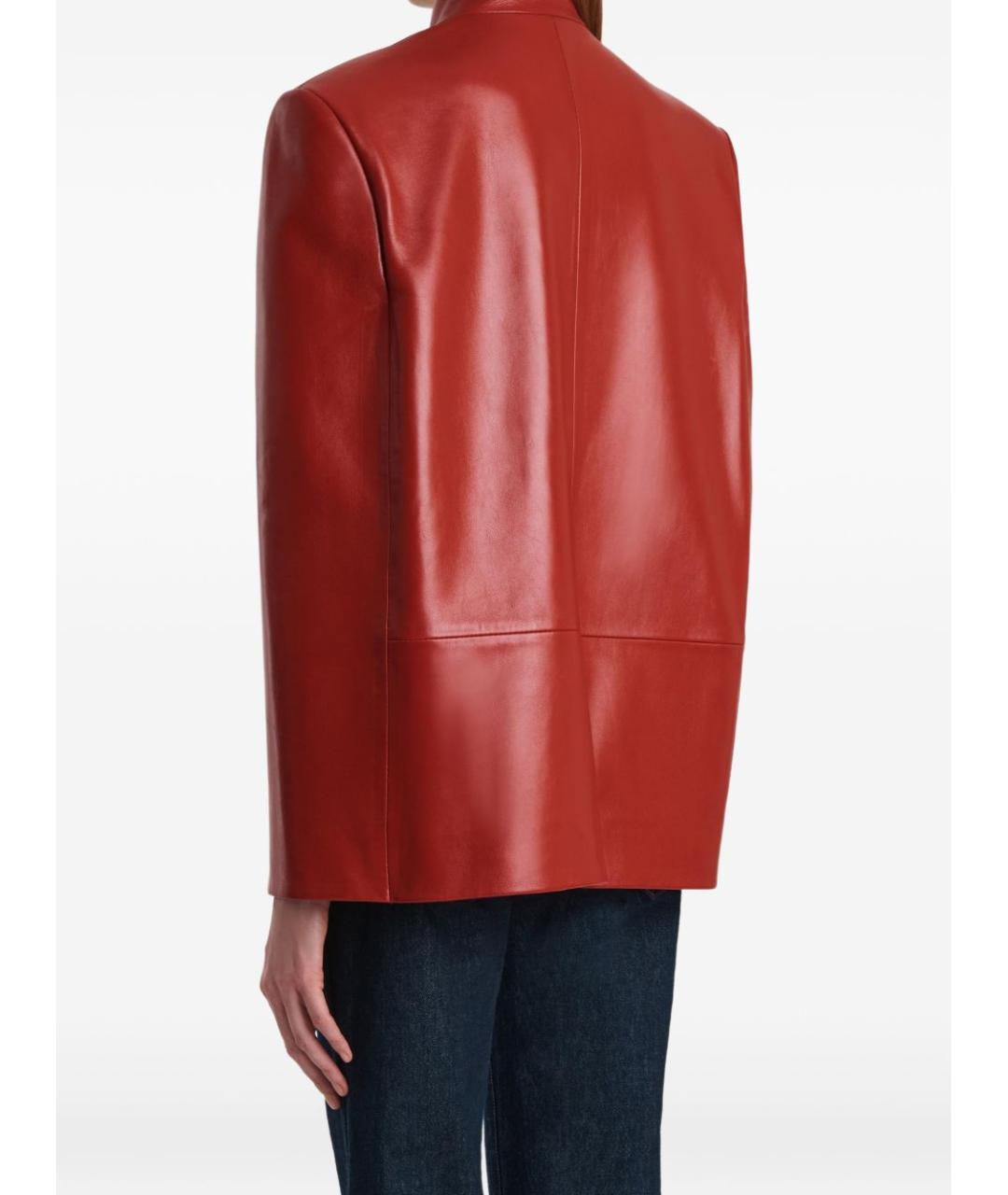 KHAITE Красный кожаный жакет/пиджак, фото 5