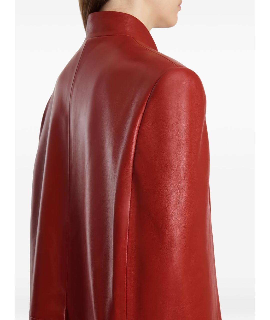 KHAITE Красный кожаный жакет/пиджак, фото 2