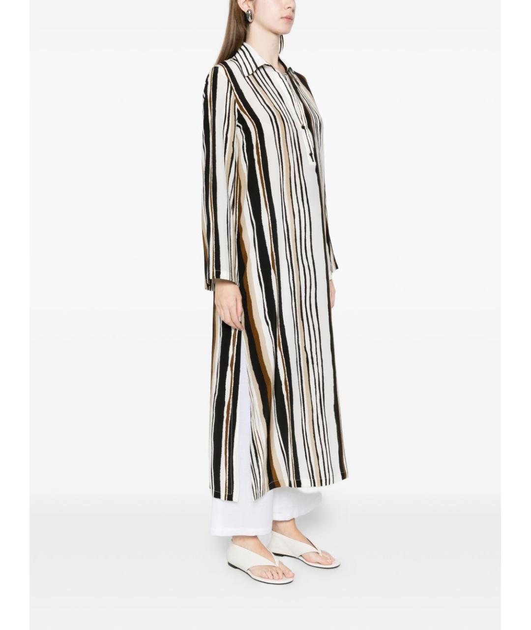 MAX MARA Мульти шелковое повседневное платье, фото 2