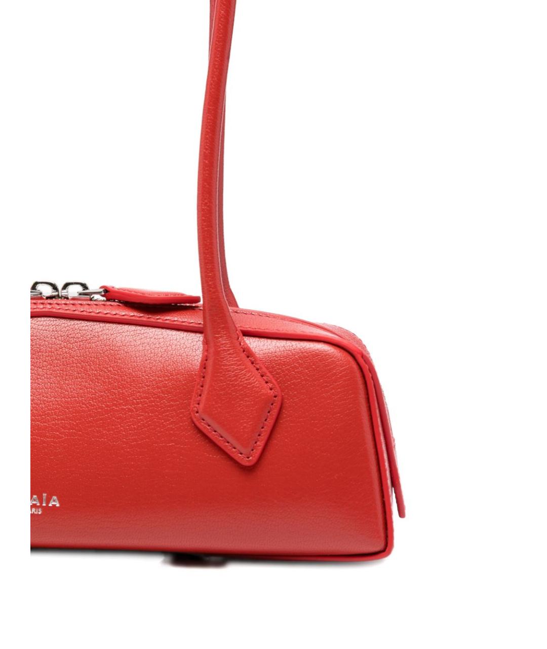 ALAIA Красная кожаная сумка тоут, фото 4