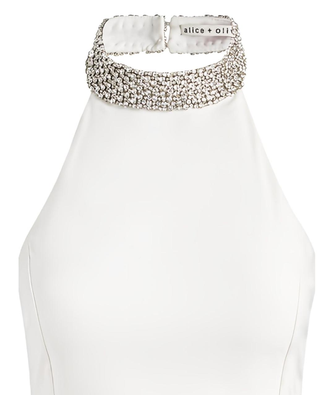 ALICE+OLIVIA Белая полиэстеровая майка, фото 2