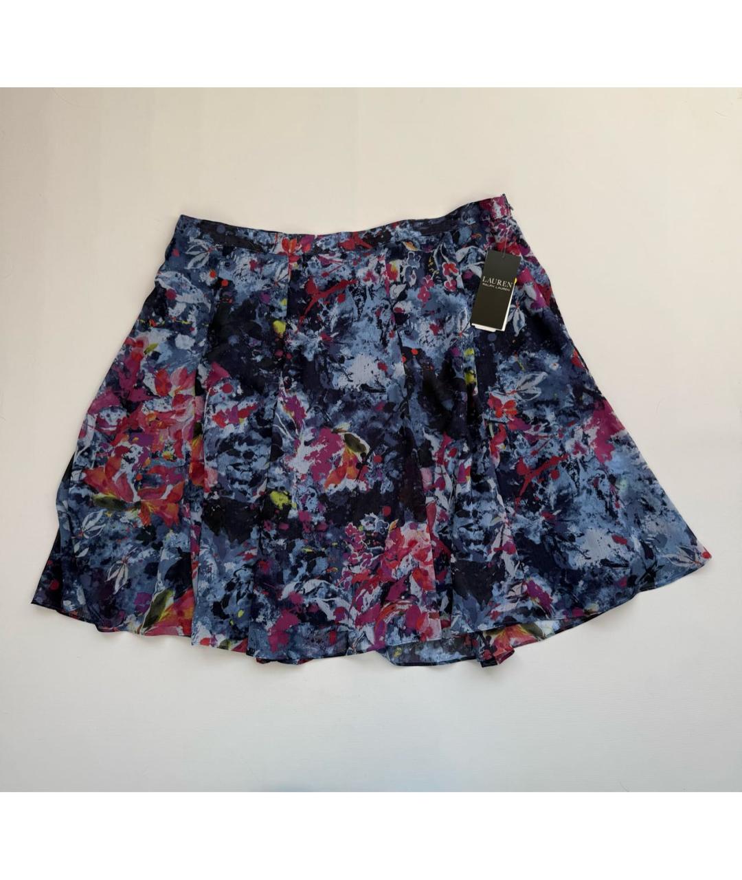 RALPH LAUREN Мульти юбка мини, фото 4