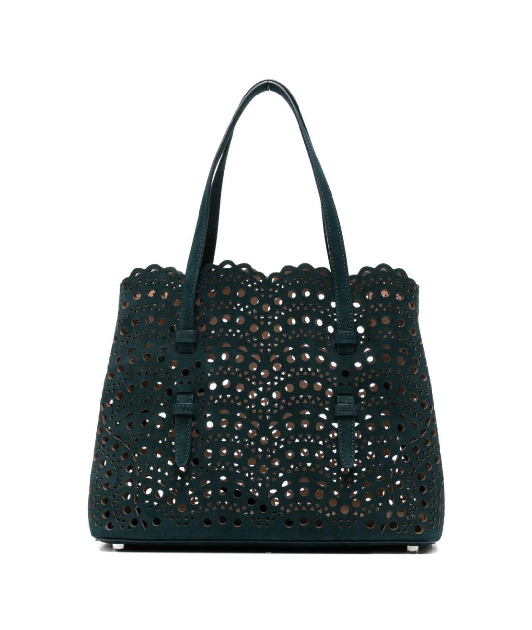 ALAIA Синяя кожаная сумка тоут, фото 1