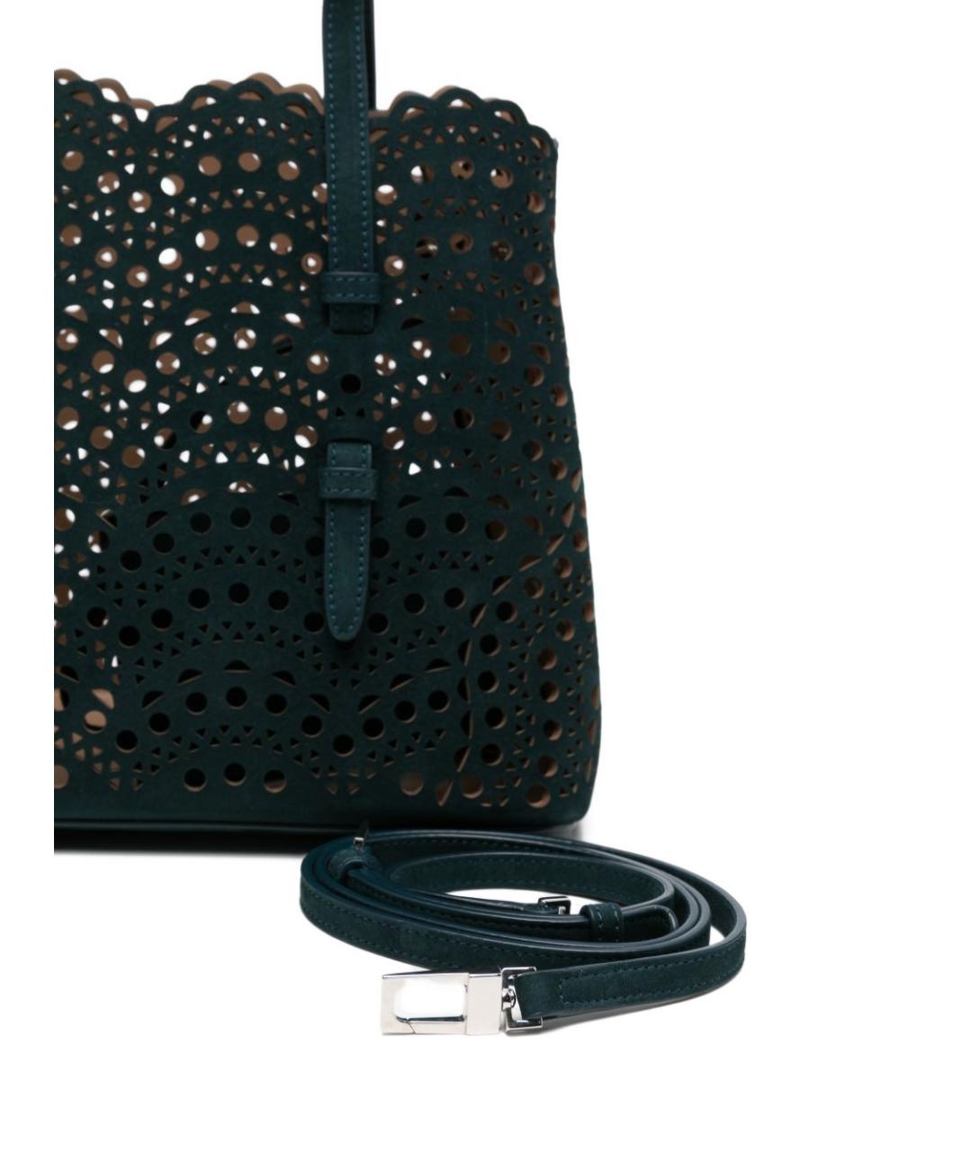 ALAIA Синяя кожаная сумка тоут, фото 2