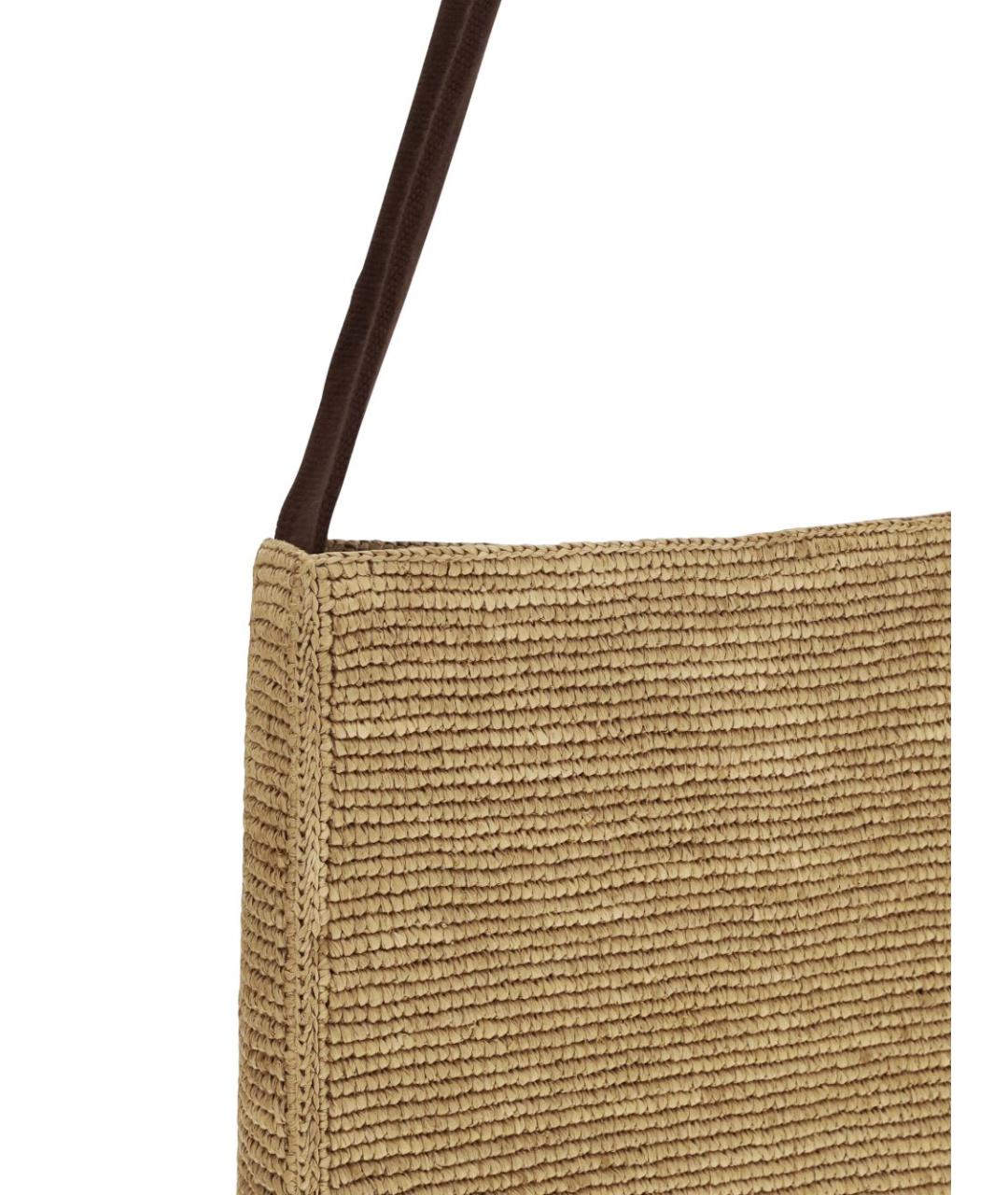 THE ROW Бежевая пелетеная сумка через плечо, фото 3