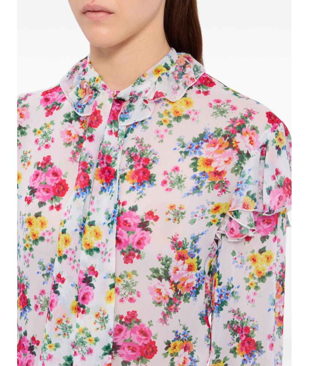 MSGM Мульти вискозная рубашка, фото 4