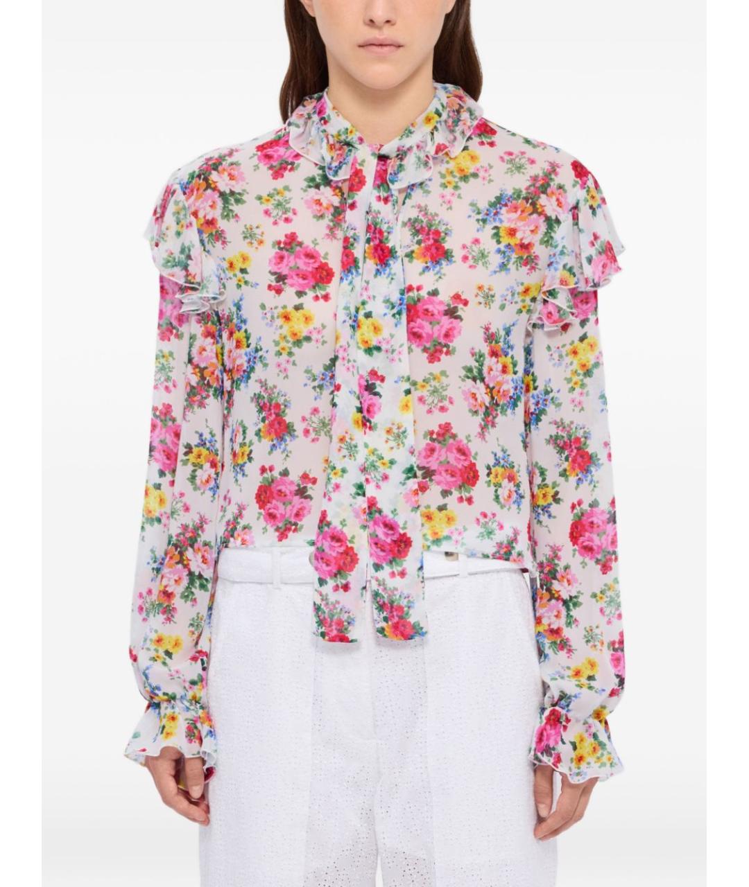 MSGM Мульти вискозная рубашка, фото 3