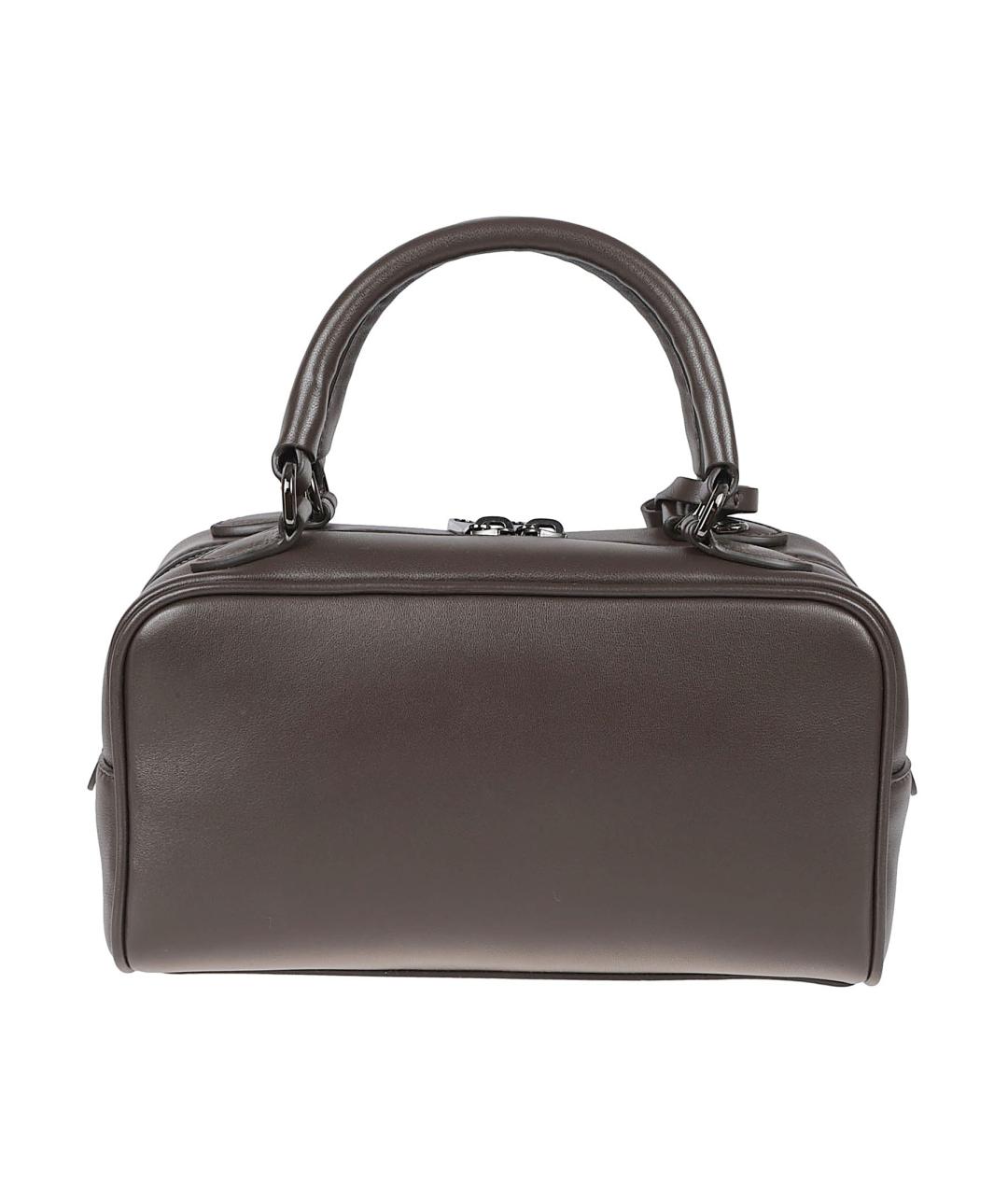 BRUNELLO CUCINELLI Коричневая кожаная сумка тоут, фото 2