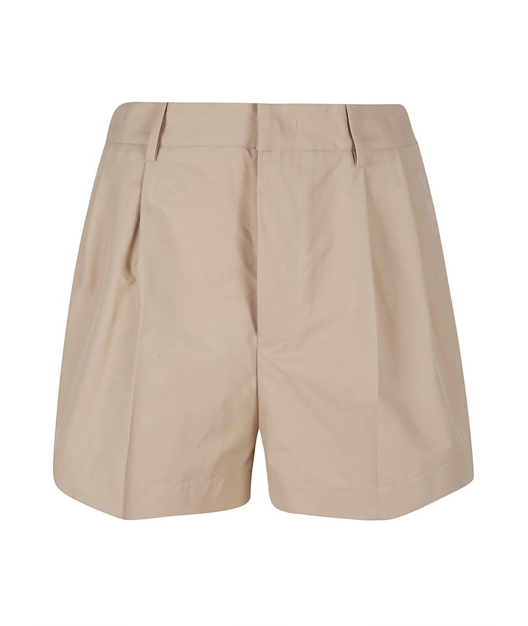 FABIANA FILIPPI Бежевые хлопковые шорты, фото 1