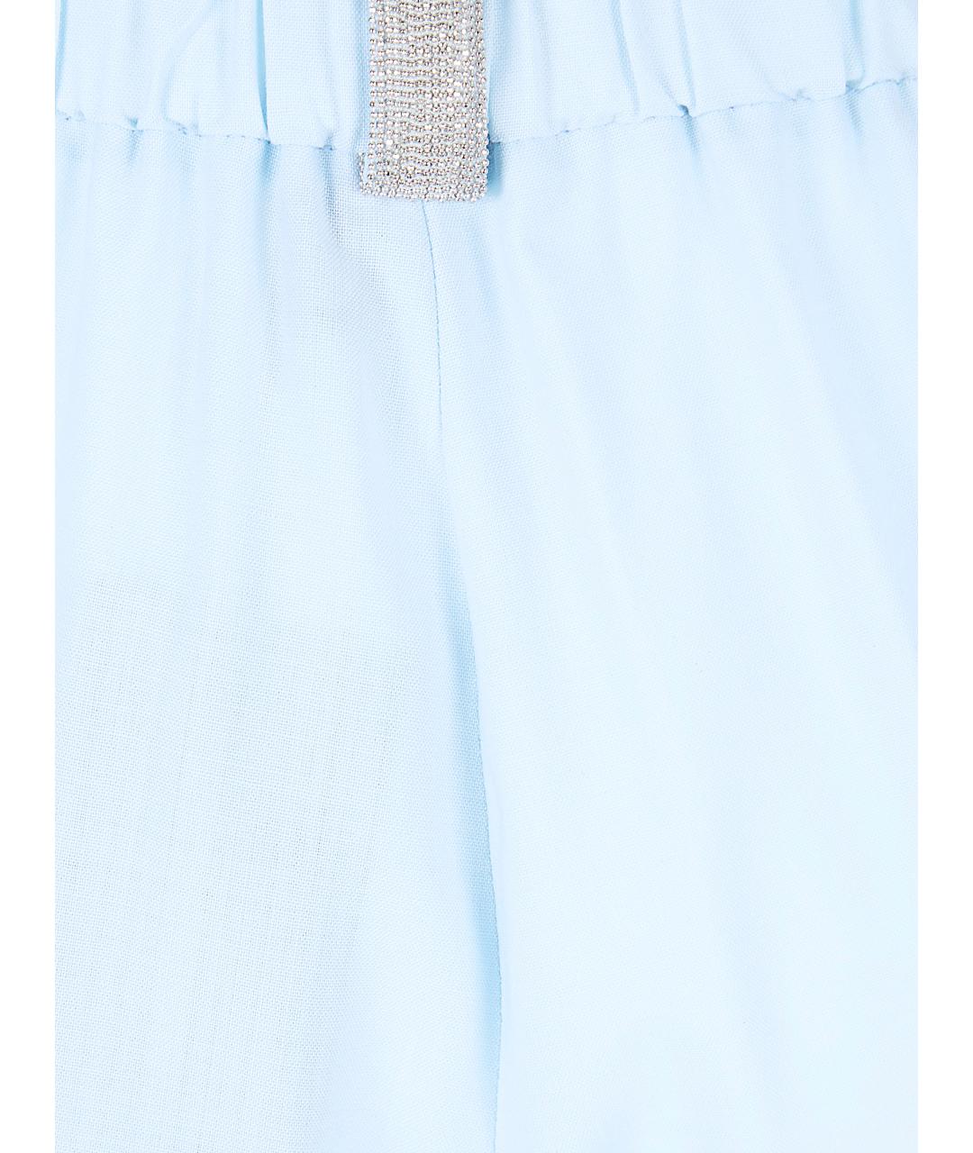 FABIANA FILIPPI Голубые прямые брюки, фото 3