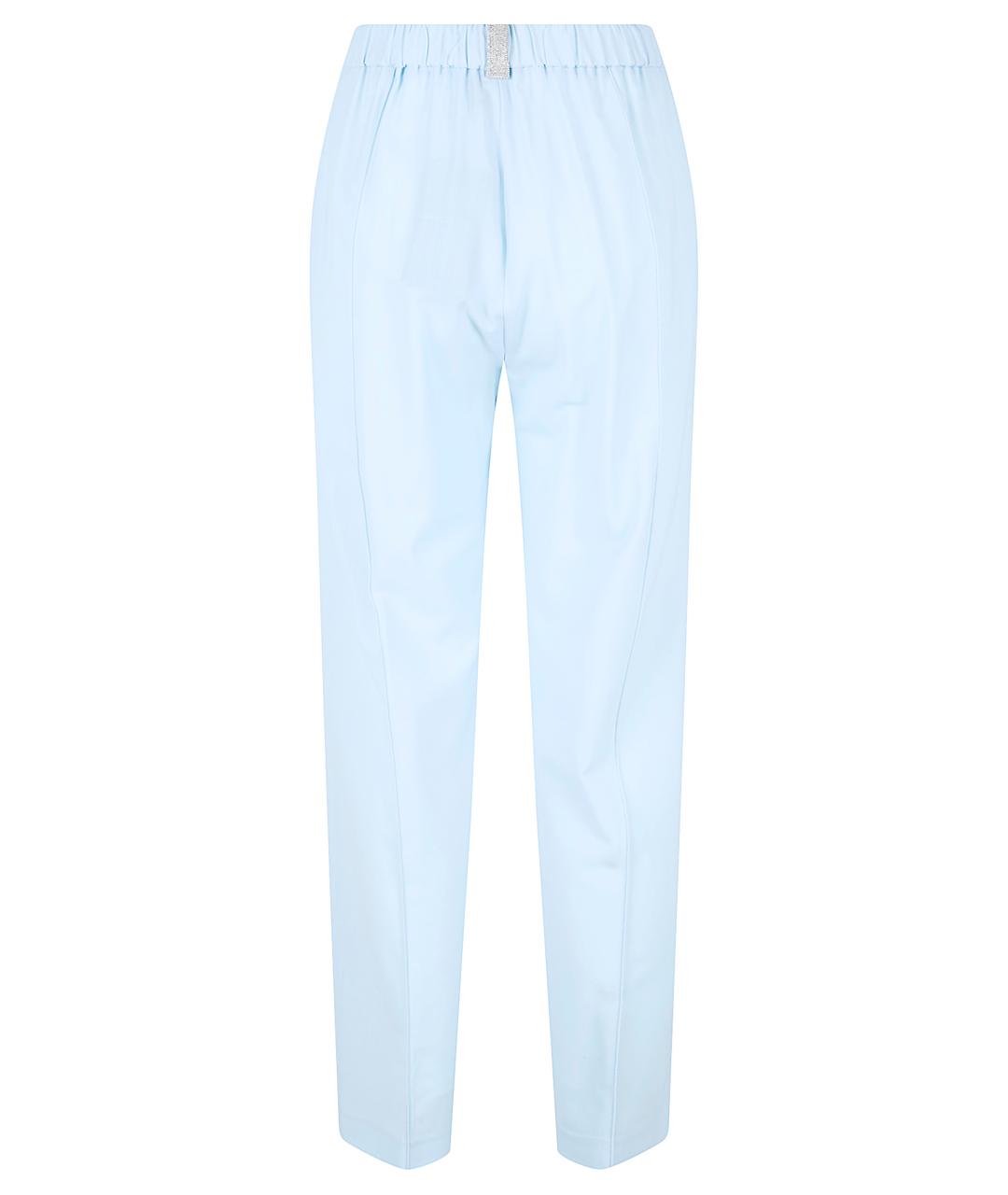 FABIANA FILIPPI Голубые прямые брюки, фото 2