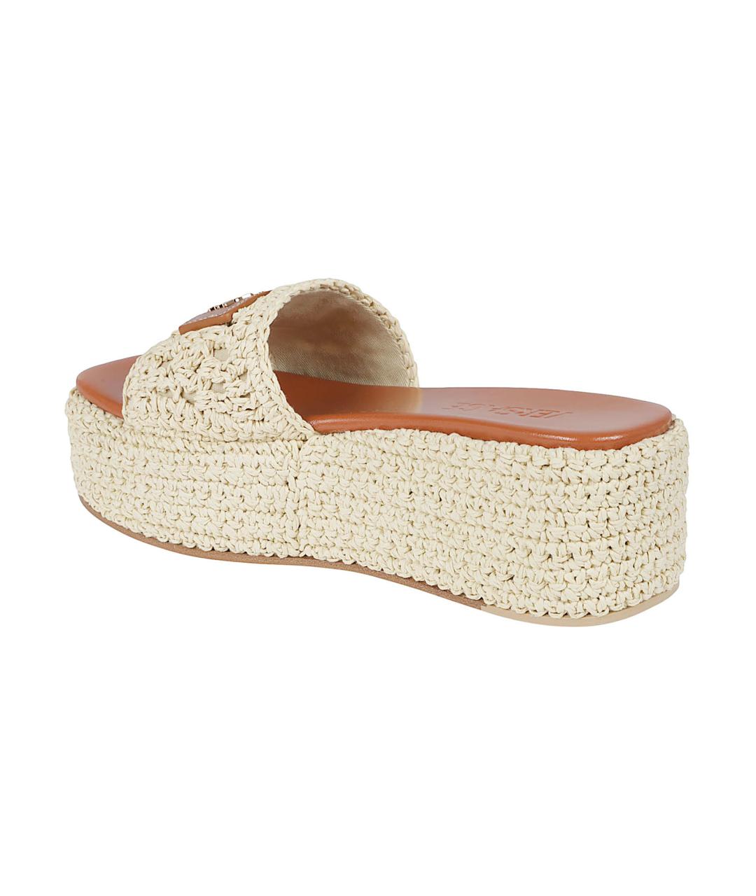 VERSACE Бежевые шлепанцы, фото 3