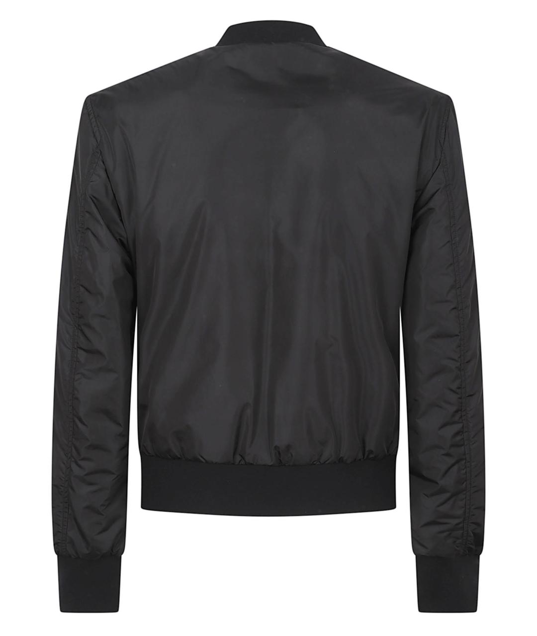 DOLCE&GABBANA Черная полиамидовая куртка, фото 3