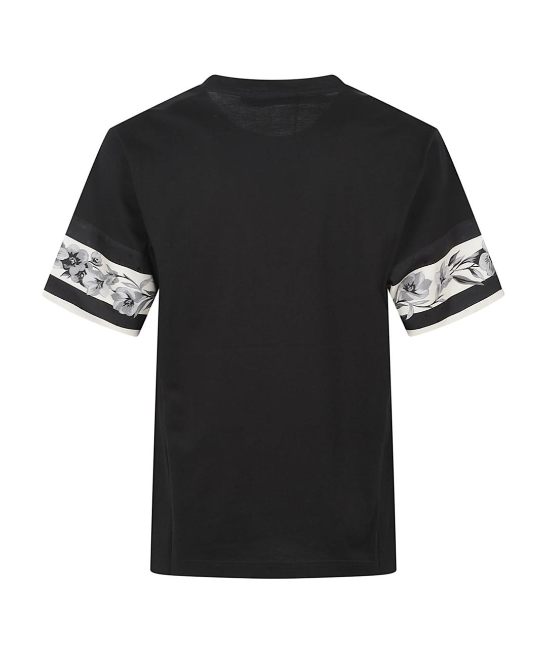 DOLCE&GABBANA Черная хлопковая футболка, фото 3