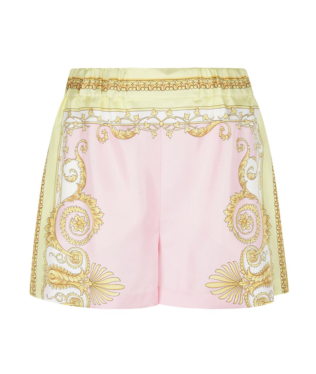 VERSACE Мульти шелковые шорты, фото 1