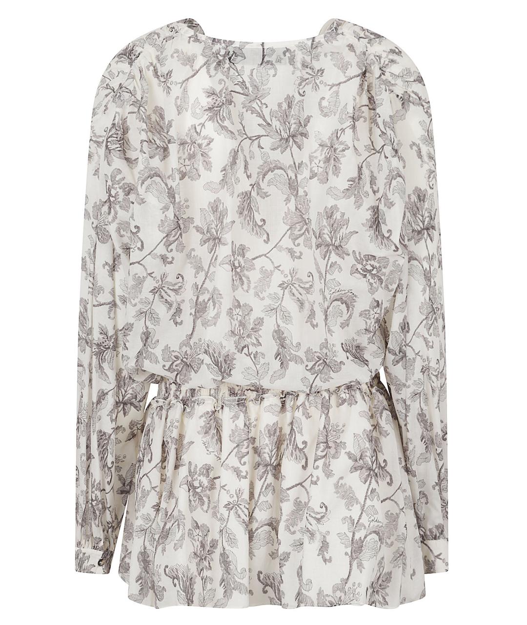 GOLDEN GOOSE DELUXE BRAND Мульти хлопковое повседневное платье, фото 3