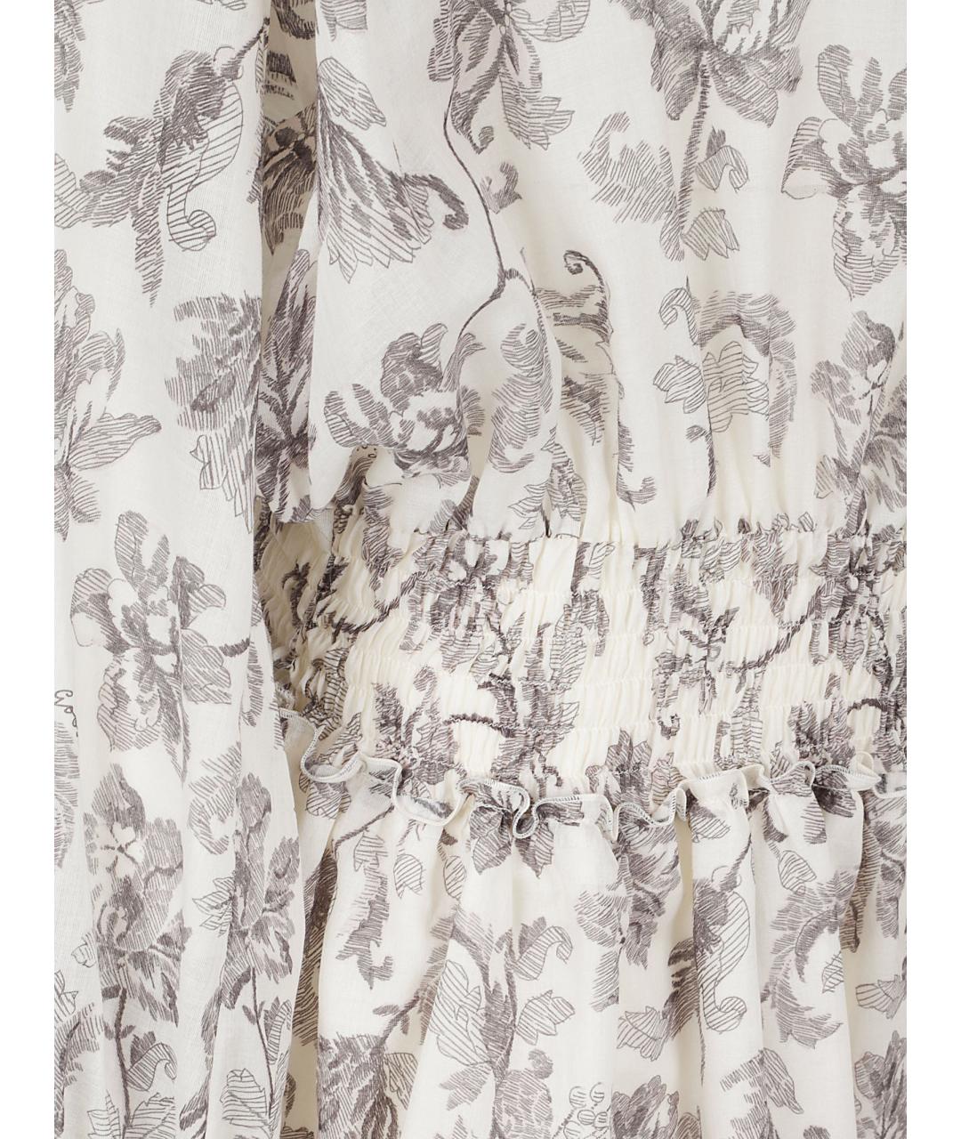 GOLDEN GOOSE DELUXE BRAND Мульти хлопковое повседневное платье, фото 2