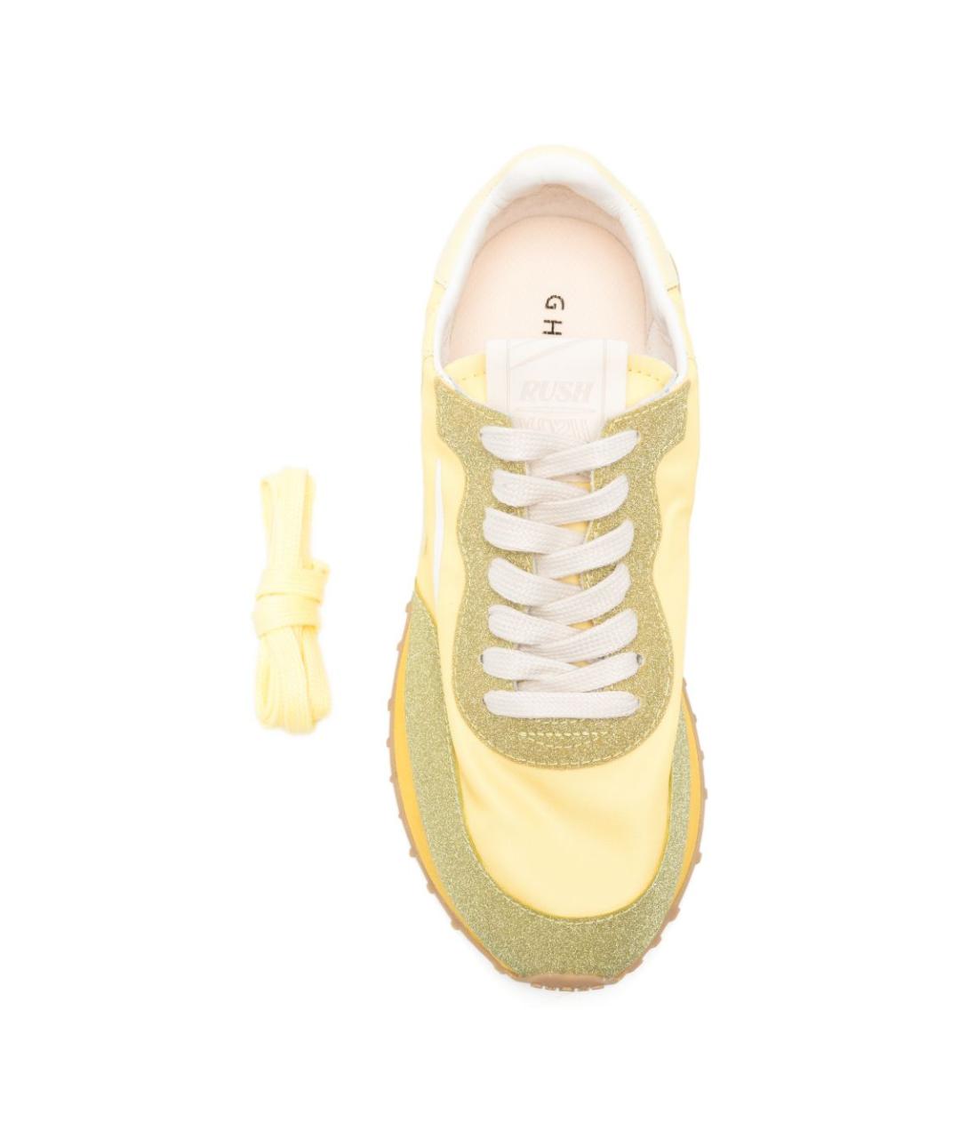 GHOUD Желтые текстильные кроссовки, фото 3