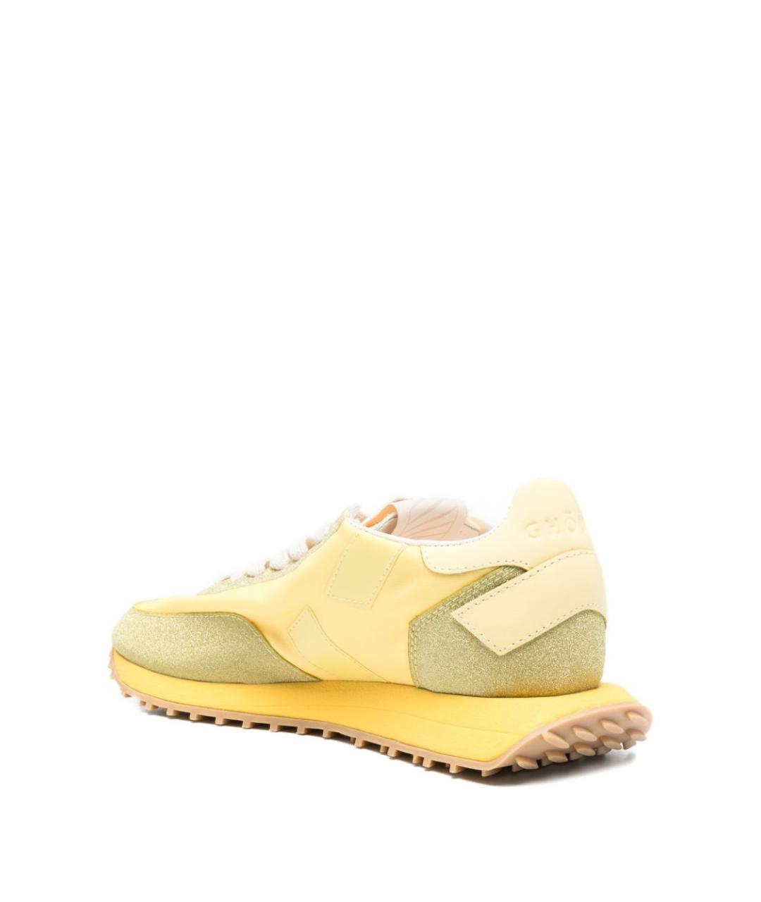 GHOUD Желтые текстильные кроссовки, фото 2