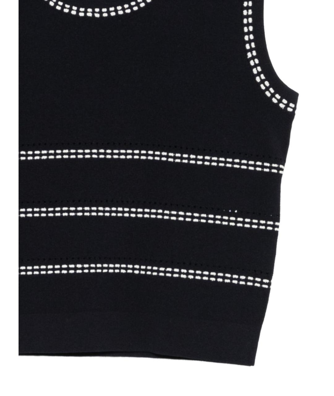 LIU JO Синяя вискозная жилетка, фото 3