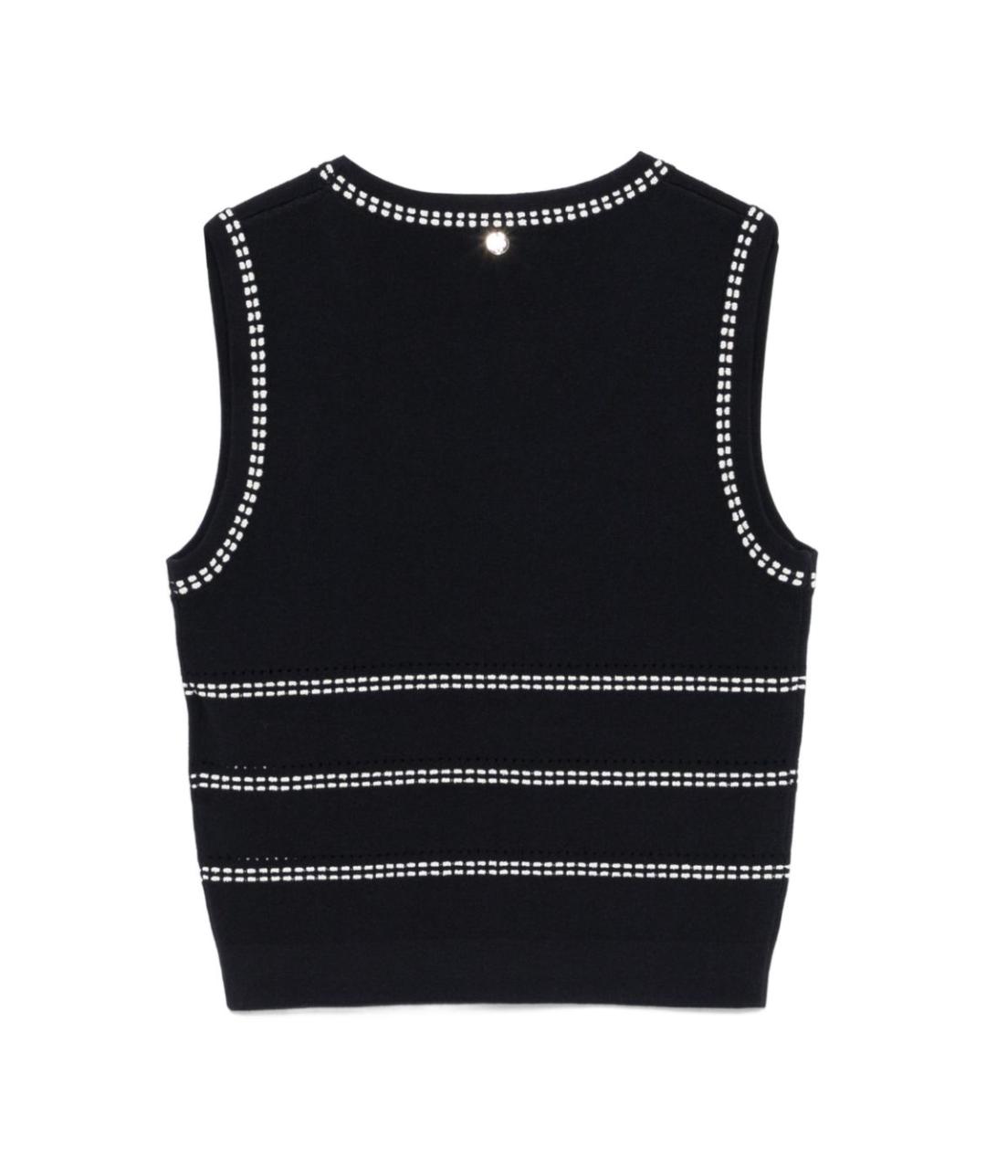 LIU JO Синяя вискозная жилетка, фото 2