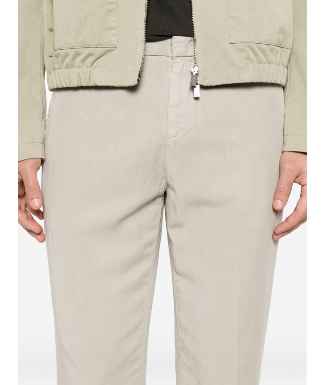 DONDUP Бежевые повседневные брюки, фото 3