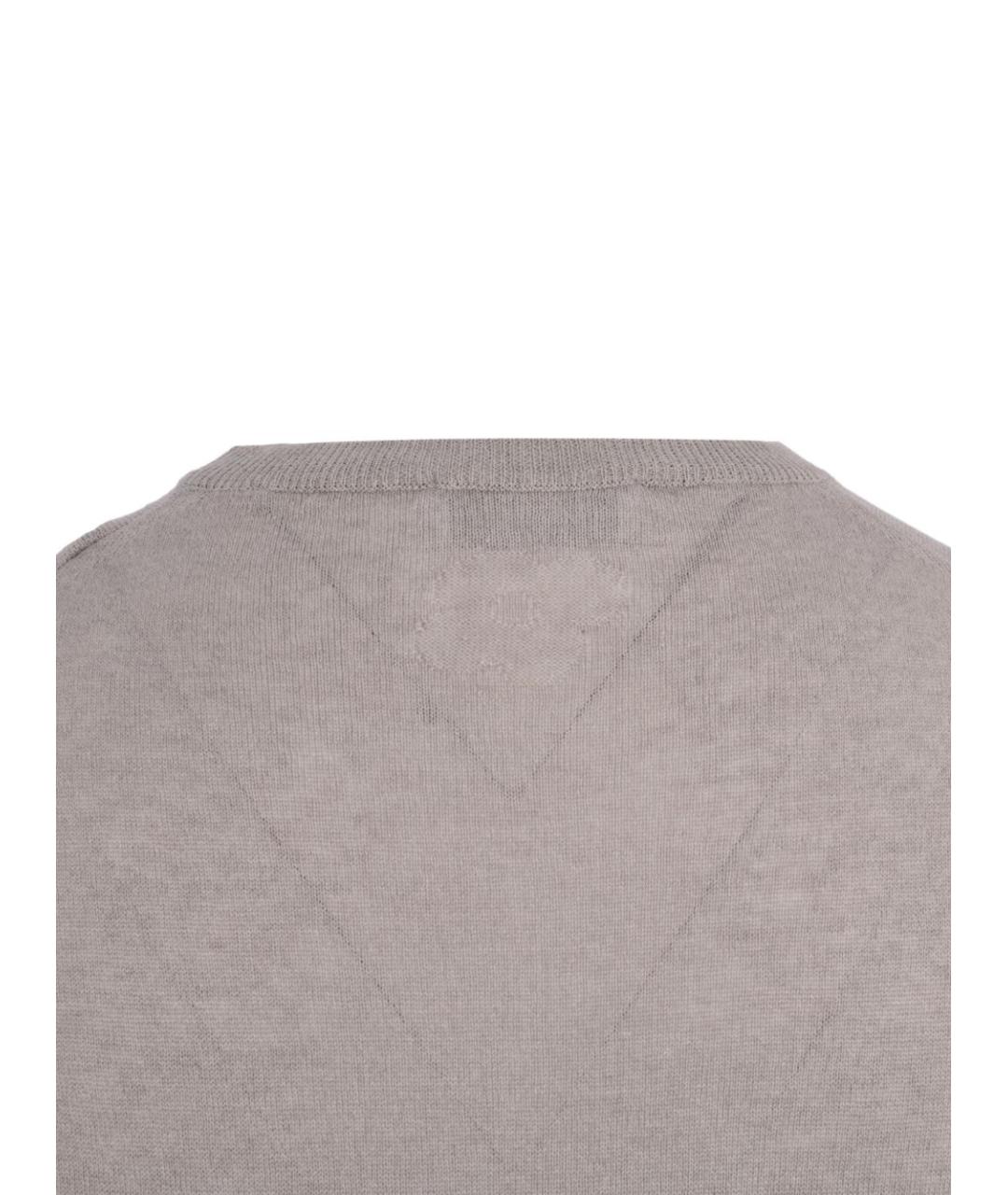 LARDINI Бежевая футболка, фото 4