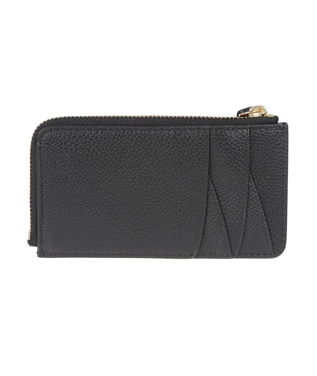 TORY BURCH Черный кожаный кошелек, фото 2