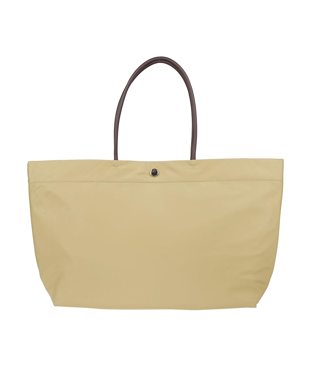 TORY BURCH Бежевая тканевая сумка тоут, фото 2