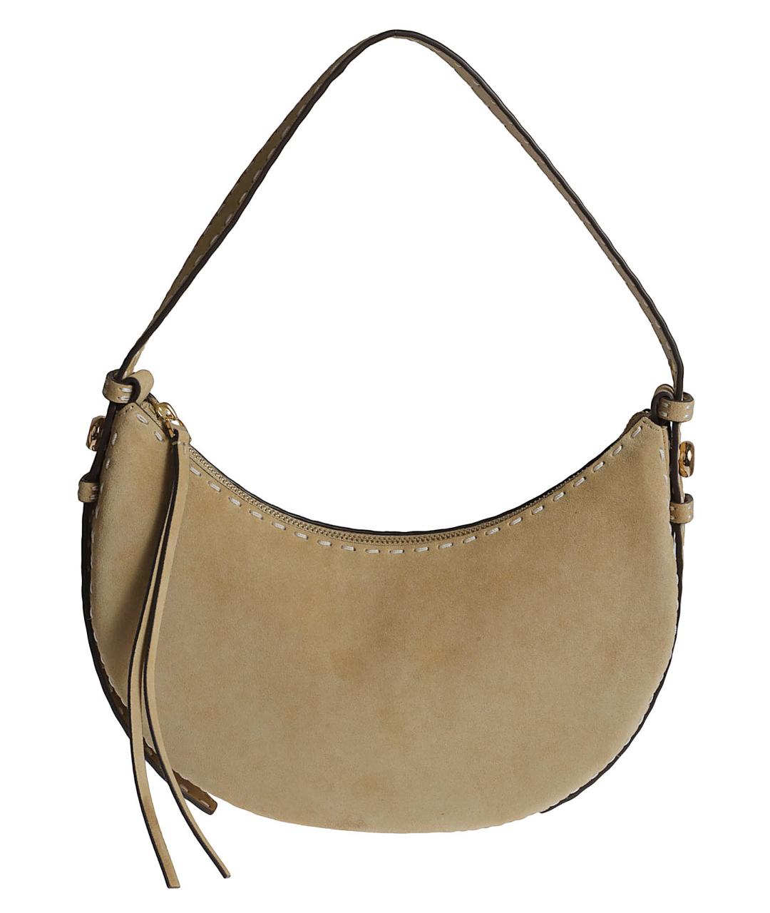 TORY BURCH Замшевая сумка с короткими ручками, фото 1